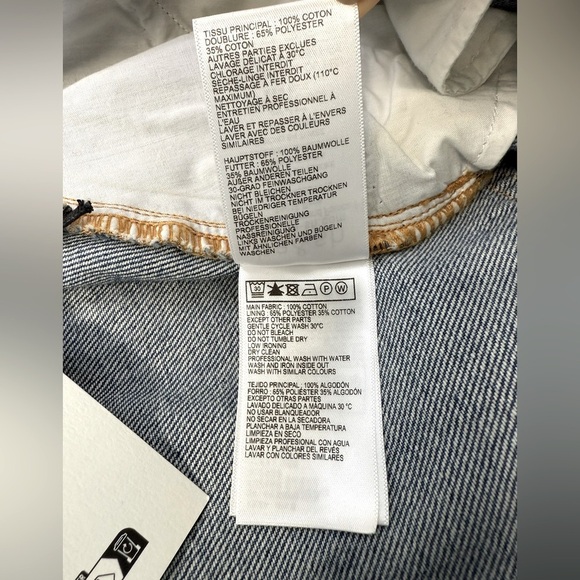 Ba&sh Vecchi Faded Wide Leg Jeans Women’s 8 US Mid Rise Light Wash Boho - Picture 12 of 17